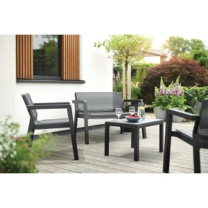Baštenska garnitura Emilly Patio grafit Keter CU 246589 - Img 3
