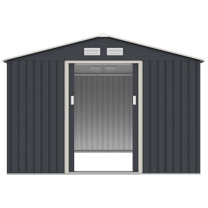 Baštenska Kućica Metalna 277x259x193cm Tamno Siva Zen Garden Ferox - C ZG 080120 - Img 6