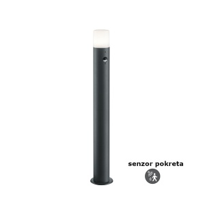Baštenska lampa stub Hoosic senzor 1xE27 12x80cm Trio Lighting 422260142