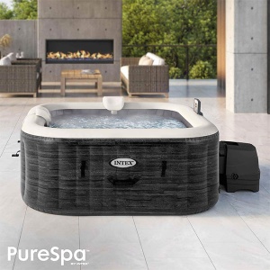 Kvadratni Intex jacuzzi Greystone Deluxe sa grejanjem
