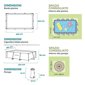 Bazen za dvorište 450x220x84cm Intex 066999-28274NP - Img 3