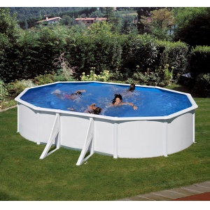 Bazen za dvorište sa čeličnim stranicama Ovalni 6.1x3.75x1.2m GRE 3341