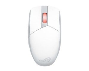 Bežični gejmerski miš ROG Strix Impact III Wireless beli Asus optički