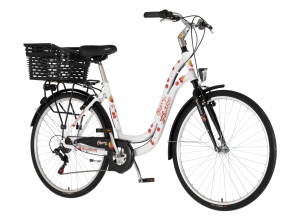 Bicikl 28/19in 155-178cm 6 brzina belo crveni Visitor Fashion Cherry 1282064