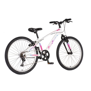Bicikl Venssini Arcadia 24 inča 132-155cm bela roze - Img 2