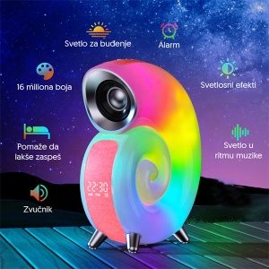 Bluetooth zvučnik 8W 18x22x7,5cm RGB crveni 17577-5959RD - Img 3