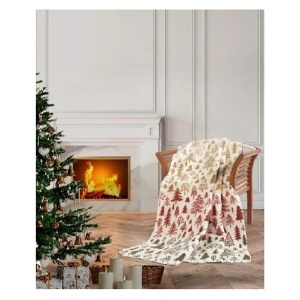 Ćebe Nova Godina Jelke 150x200cm 4000165-11