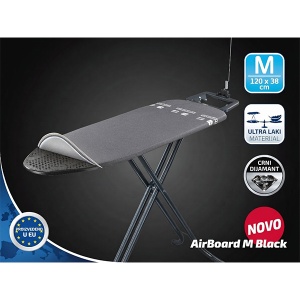 Daska za peglanje Airboard M 120x38cm crna - Img 3