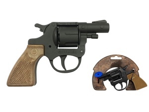 Dečija igračka policijski revolver na kapisle (8 metaka)