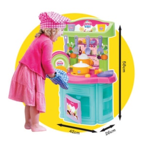 Dečija plastična kuhinja sa sudovima Candy&Ken 54x36x13cm - Img 2