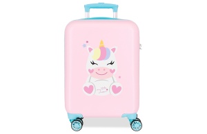 Dečiji kofer 50 cm Happy Pets pink Roll Road 49.913.42