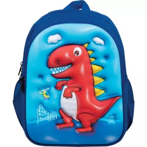Dečiji ranac za vrtić i predškolsko Dino 2025 29x22x12cm plava