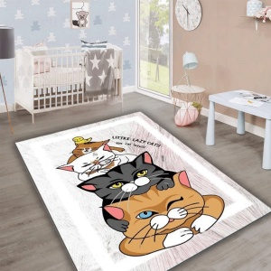 Dečiji tepih 120x180cm Lazy Cats 87673 - Img 2