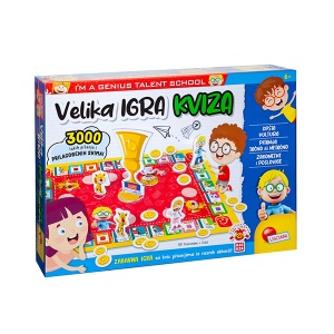 Društvena igra Mali Genije Veliki Kviz Lisciani 52265