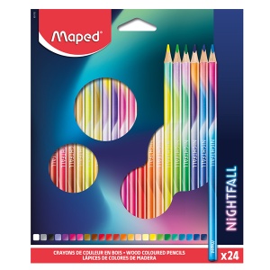 Drvene bojice Maped Nightfall 1/24 M831702 - Img 1