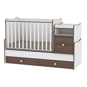 Drveni krevetac Trend Plus 70/160 White Walnut Lorelli 10150400026