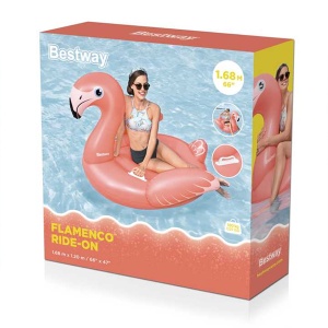 Dušek za vodu Flamenco Flamingo 168x120cm Bestway 41526 - Img 4