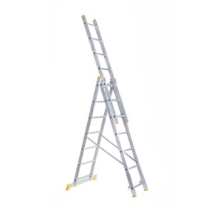 Dvostrane merdevine Aluminijumske 3x9 gazišta 5,1m Bomber 077099