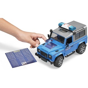 Džip Land Rover policijski sa policajcem Bruder 025977 - Img 4