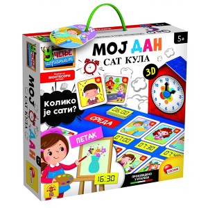 Edukativni set Moj dan sat kula Lisciani 50651