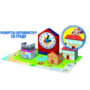 Edukativni set Moj dan sat kula Lisciani 50651 - Img 2