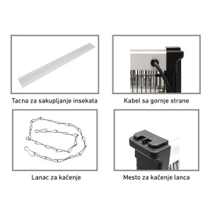 Električna zamka za insekte 2x18W Prosto IKA12-40 - Img 3