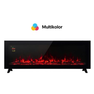 Električni kamin 2u1 Prosto nadgradni/samostojeći multikolor 2000W 1524x260x443mm