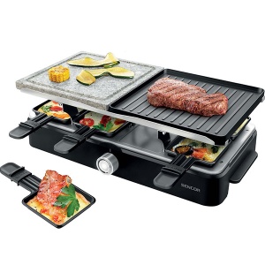 Električni stoni raklet gril 1400 W SBG 0260BK Sencor APA01838 - Img 3