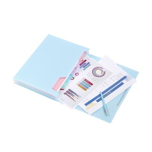 Expanding organizer sa 6 pregrada i gumicom Rainbow Pastel - Img 7