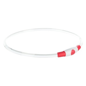 Flash Light Ring ogrlica USB crvena L-XL Trixie 12663 - Img 2