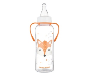 Flašica sa Ručkama 250ml Narandžasta Canpol Babies Cute Animals 11/845_ora - Img 2