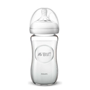 Flašica za bebe staklena 240ml Natural Avent SCF053/17