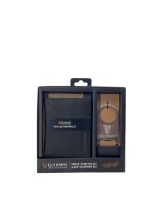 Gift box: kožni novčanik 100x80 mm i otvarač za flaše JBGNGS 05 Guiness  - Img 2