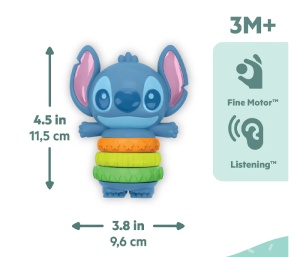 Glodalica I Zvečka Stič Kids II Bs Disney Baby Twist SKU17470 - Img 2