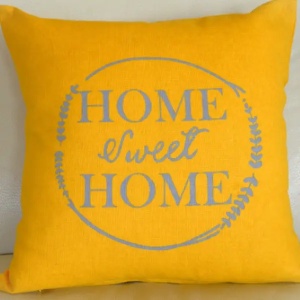 Jastuk Home žuti 40x40 2410