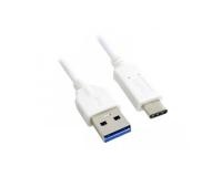 Kabl E-Green USB 3.0 A na USB tip C 120W 6A 1m beli superbrzo punjenje