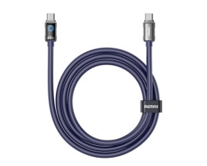 Kabl Illumine USB-C na USB-C silikonski Remax 65W 1.2m - Img 2