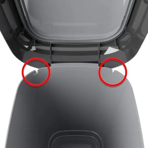 Kanta za otpatke Dual Swing M antracit metalik siva KIS CU 241513 - Img 3