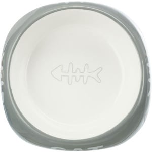 Keramička činija riblja kost siva 0,2 l za mace Trixie 13CINTR024498 - Img 2