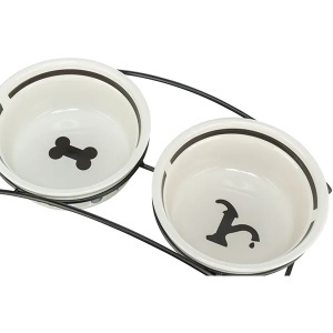 Keramički set na postolju 2 × 1.6l/20 cm Trixie 24642 - Img 2
