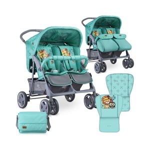 Kolica za blizance twin green indians Lorelli 10020071920