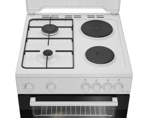 Kombinovani šporet FBS 64010 WD beli Beko - Img 3