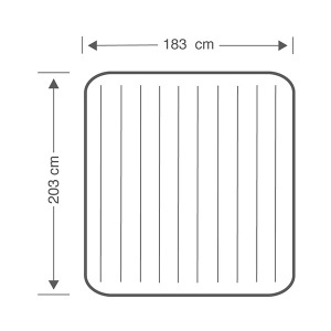 Krevet na naduvavanje DuraBeam Standard 183x203x25cm Intex 64755 - Img 2