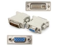 Kućište za disk Adapter DVI-I (24+5) Dual Link (M) - VGA D-sub (F) beli E-Green OST07038