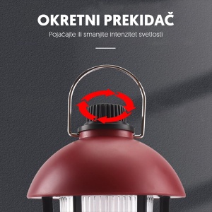 Led prenosna lampa fenjer 17417-5905RD - Img 3