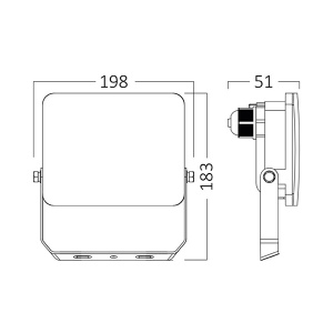 Led reflektor CCT 50W Braytron BT60-55080 - Img 4