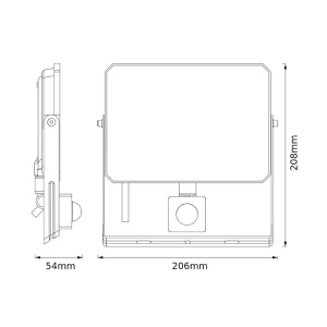 Led reflektor sa PIR senzorom 50W 6500K Osram 4099854489846E - Img 2