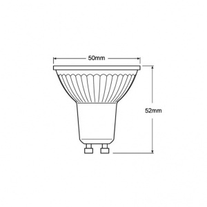 Led sijalica GU10 dimabilna 5,5W 350Lm 4000K Dawn 100205 - Img 2