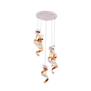Luster Vesta 177 5xE27 zlatno bela 50.0407