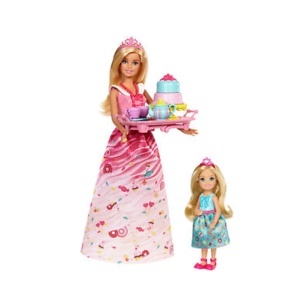 Lutka Barbie dreamtopia and Chelsea Princess Tea party set 43444 - Img 2